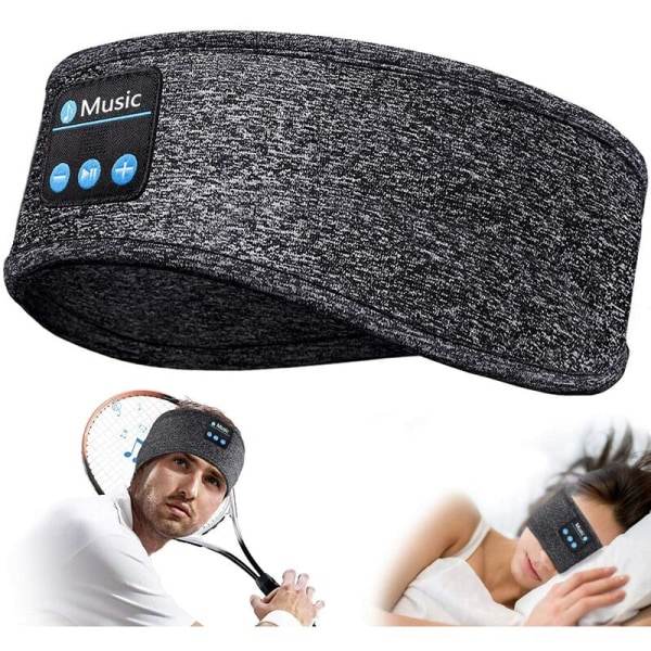 IC Hamp Harmaa Unikuulokkeet Bluetooth Urheilupannana Sisäänrakennettu Musiikkisilmäsuojus