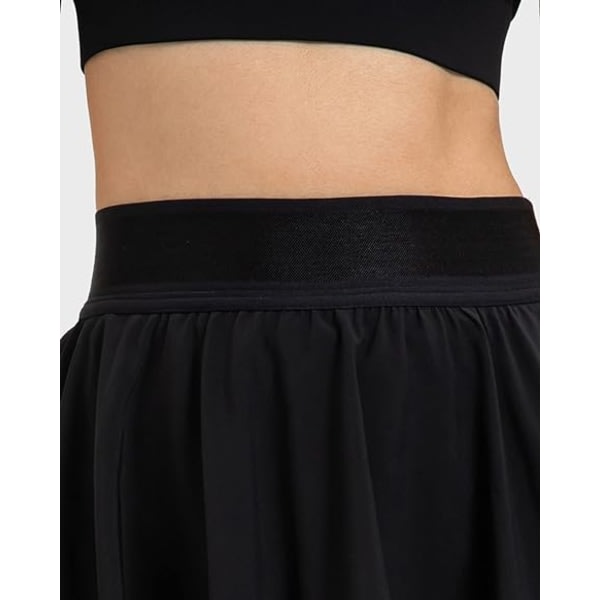 IC Tenniskjol för kvinnor Athletic Skorts Mini plisserad kjol Hög midja träning Löpning Golfkjol Layered kjolar (stora）