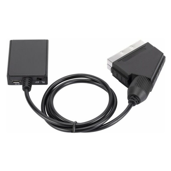 HDMI till SCART-omvandlare HD 1080p ljudvideoadapter för HDMI till SCART Sky Box Stb