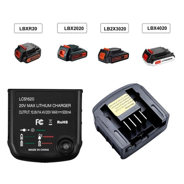 Li Batterioplader til 10.8V 14.4V 20V LBXR20, EU Stik