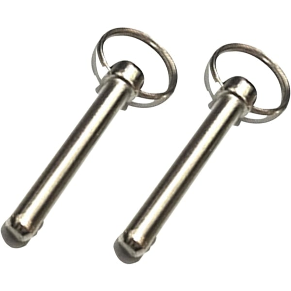 IC Hurtigkoblingsstift 8 mm låsestift med fjederkugle låsetilbehør, marin hardware, bimini top stift, diameter 8 mm, total længde 72 MM