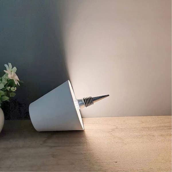 Langaton LED-pullolamppu viinipulloon (valkoinen) Valkoinen Vitt Vitt