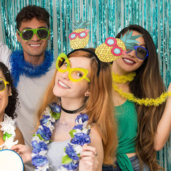 IC Hawaiian Party Hårbånd Bånd Børn Happy Summer Tropical Fugl A4