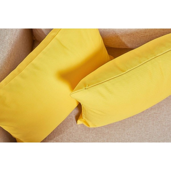 Kuddfodral i Massiv Bomull, 12\" x 18\", Gul