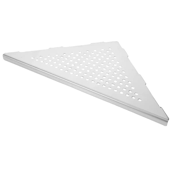 Hjørne Brusehylde i Rustfrit Stål Badeværelseshylde Organizer Rack 1x 1x