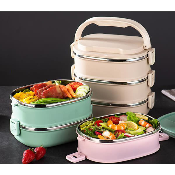 IC Matboks i rustfritt stål Lufttett Bento Box