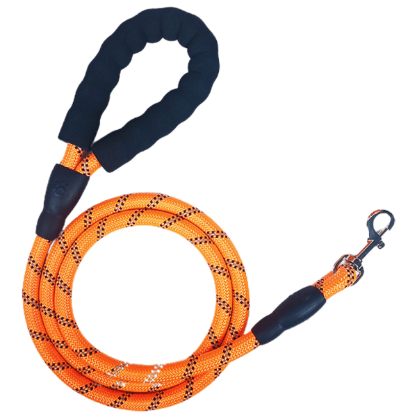 IG Reflekterende Hundeline - Pet leverer line til hundeluftning orange