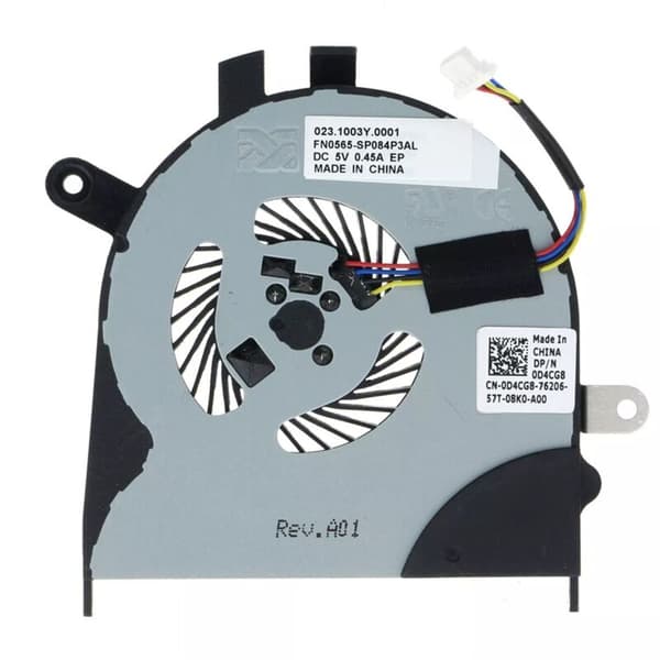 Laptop CPU Køleventilator Til 13 7353 7359 7453 P57G I7353 I7359