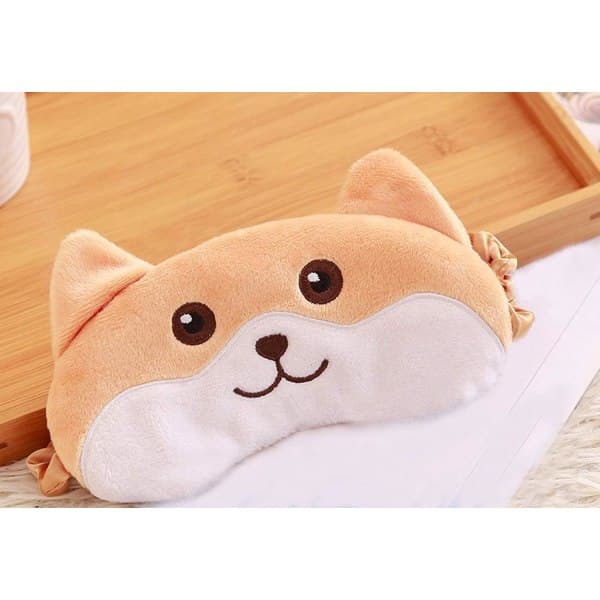 IC Brun Corgi Pentu Koiran Uni Mask Ögonmask