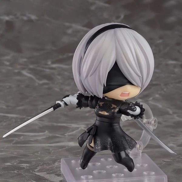 IC 10cm NieR:Automata 2B Animehahmo YoRHa No.2 Typ B Toimintahahmo Musta yksi koko