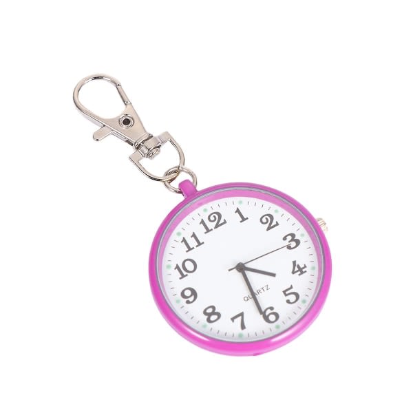 Retro hängande klokke Vintage klokke Kedja Halsband Fickur Klokke Rosy Rosy IC