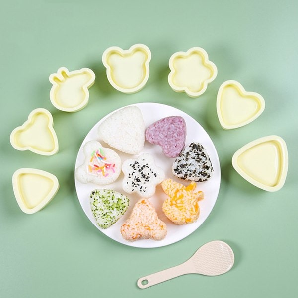 IC 1/2/3 st Form Sushirullar Risboll Bento Press Maker Mou 3 st