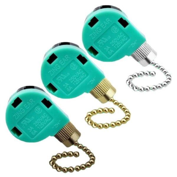 IC Byte af loftsventilatorhastighedsstyringer til loftsventilator, væglamper, skabsbelysning ZE-268S6 (3 stk)