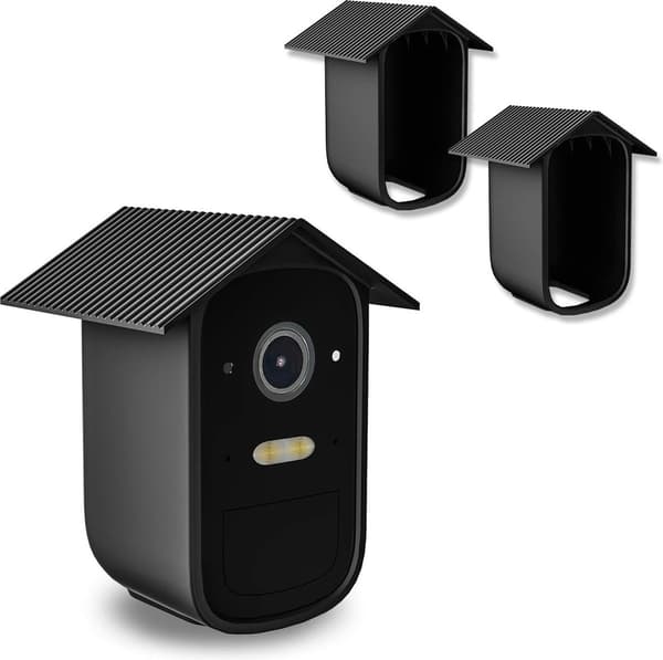 stykker - Sort - Beskyttende - silikonecover - eufyCam - Nem - installation - /snebestandig