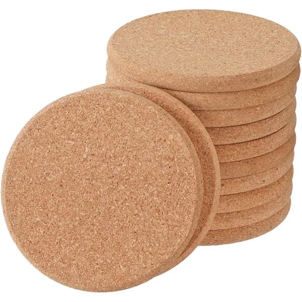 IG Korkialuset Runda Extra Paksuja Aluslevyjä Puualuslevyjä
