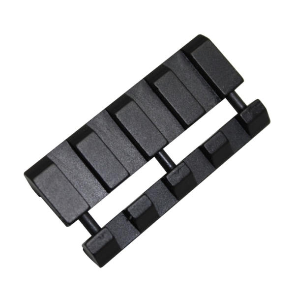 IC 1. st. 11 mm til 22 mm Snap-in Skinnemonteringsadapter med fjeder Doveta