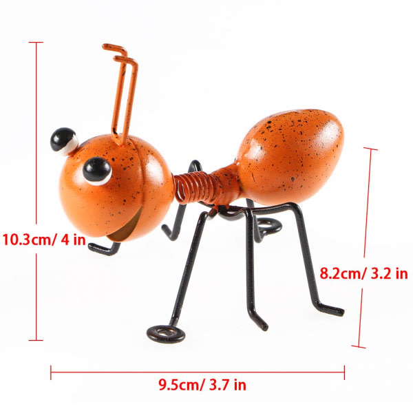IC 4 dele myrväggdekor, 3D myrväggkonst, djurväggdekoration