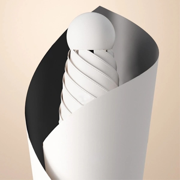 Sturdy Umbrella Anti-UV Foldable Compact with Capsule Case Black