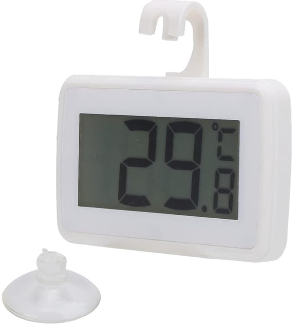 Køleskab Fryser Termometer Sæt med 2, LCD-display, Celsius/Fahrenheit Skift, 3-vejs Montering, Til Hjemmekøkken Kontor