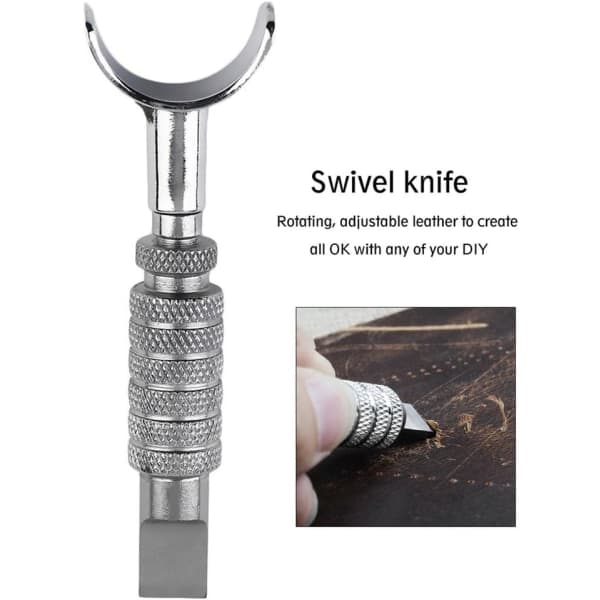 IC 25 stk/ sæt Metal Stempler Stempling Håndtag Lædervarer