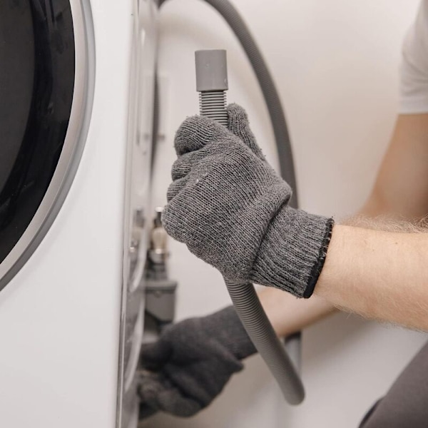 Avløpsslange Avløpsslangeforlenger Avløpsslangekobling Vaskemaskin Avløpsslange Tørketrommel Avløpsslange (2 m)..DEBUNS