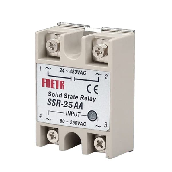 IC Enkeltfaset halvlederrelæ SSR DC-styret AC-spænding Reg SSR-40AA