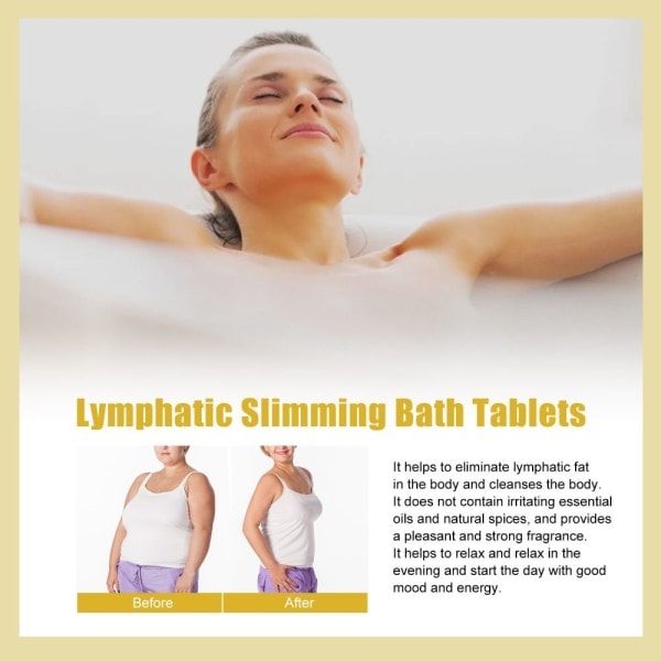 Lymfedrenerende Badetabletter Dusj Dampere Mini Dusj