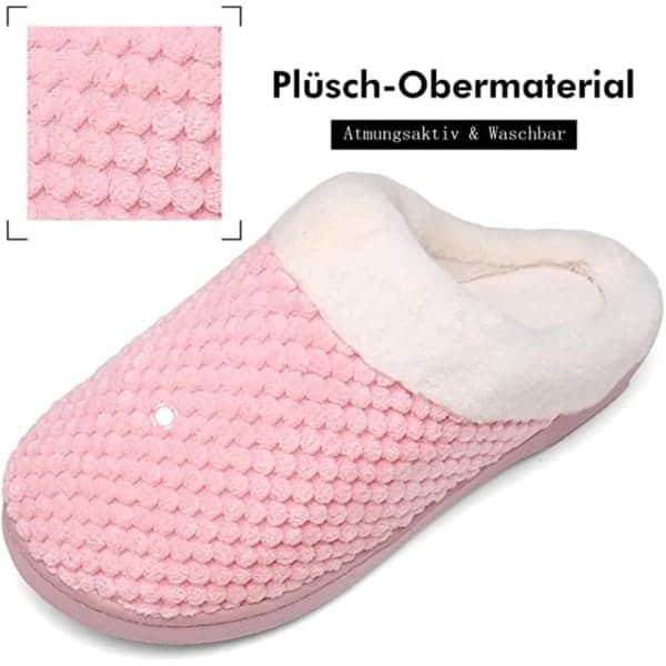 IC Tofflor Dam Herr Tofflor Varm vinter med Memory Foam &