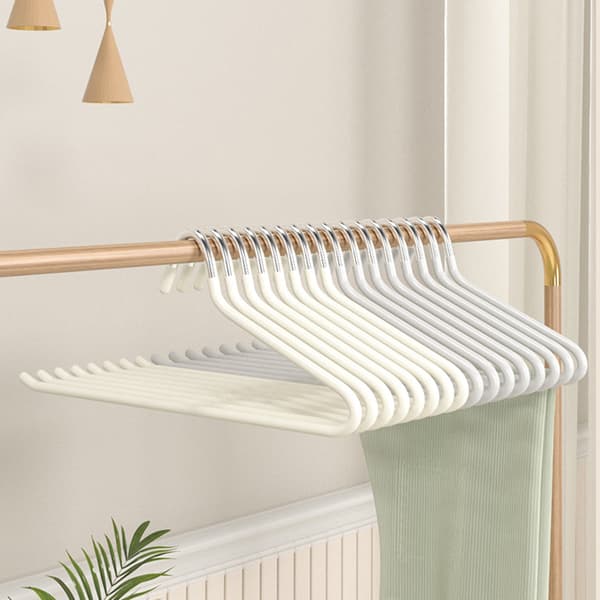 Tunga Byxhängare Stark Förvaring för Tröjor Kappa Jackor Grå Gray 10pcs