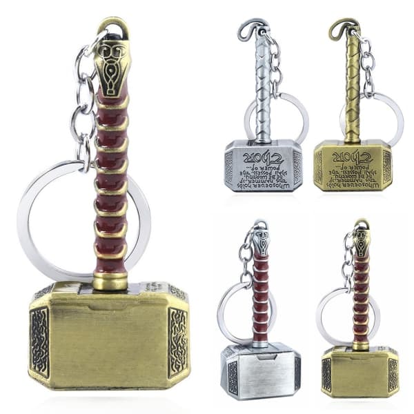 Marvel Comics Avengers Thor's Hammer nøkkelring nøkkelring leketøy D IC