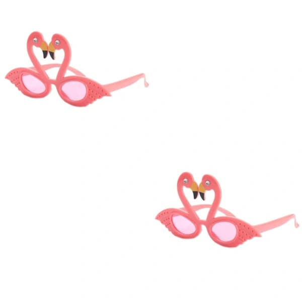 2 kpl Luau-juhlalaseja Uutuus Aurinkolasit Flamingo-lasit