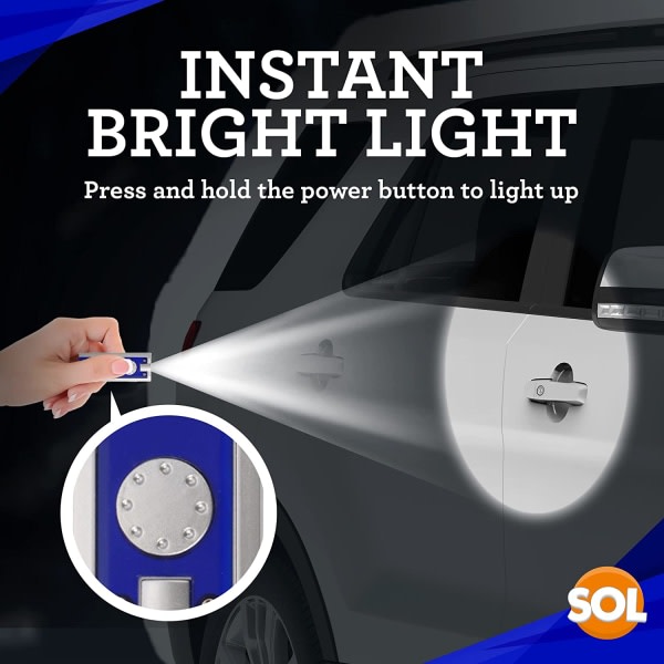 LED-Nøglering Lille Lommelygte Mini Lommelygte Nøglering Lommelygte, 2 stk IC