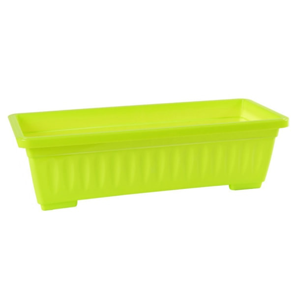 Rektangulär kruka i plast för örter