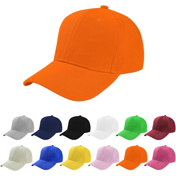 Basebollkeps för Män Klassisk Enfärgad Basebollkeps Polo-Stil Hatt Justerbar Sport Casual Keps Andningsbar Sommar Solskyddshätt för Utomhus D 1PCS