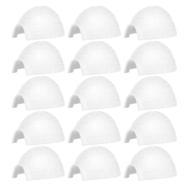 20 stk. simulert iglo-statue miniatyrfigurer mikromodell 2x 2x
