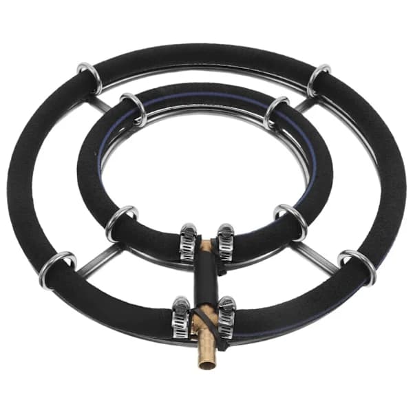 Akvarium Rund Luftbubbla Diffusor Ring Fisk Tank Leksak Sten 1x 1x