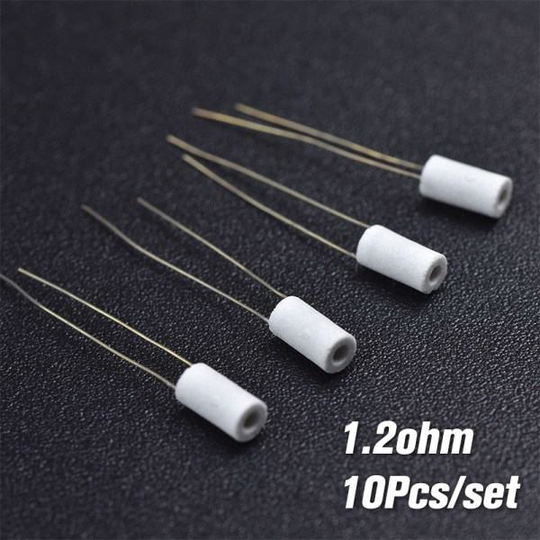 IC 10 stk/ sæt DIY ombyggede keramiske spoler 1,2 ohm varmetråde DIY Hea