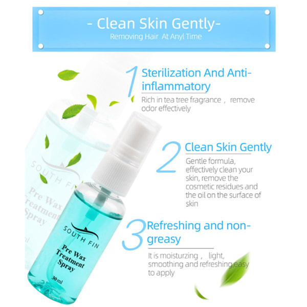 IC 30ml Pre Wax Behandling Spray Flytande Hårborttagning Remover Vaxning