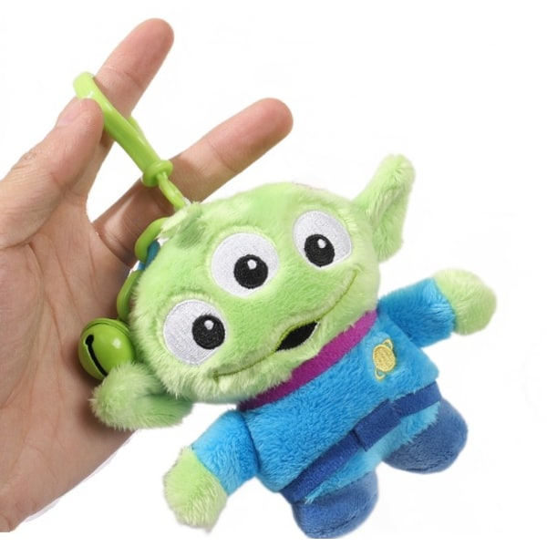 Söpö piirretty kolmisilmäinen poikakeksi avaimenperä (10,5 cm yllätys kolmisilmäinen poikakeksi) IC