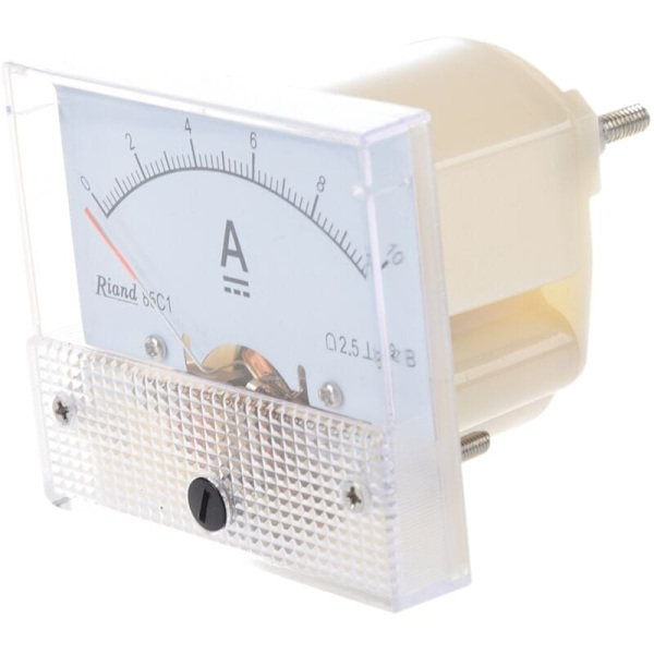 85C1 0-10A DC Rektangulær Analog Amperemeter