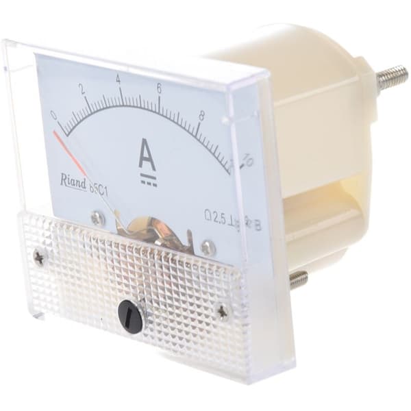 85C1 0-10A DC rektangulært analogt amperemeter