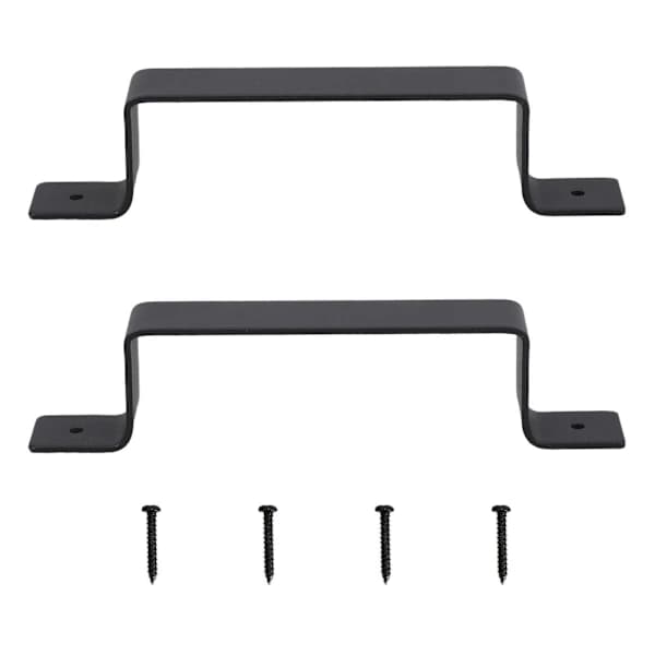 2 pcs Barn Door Right Angle Handle Drawer Cabinet Antique Wardrobe 2x 2x