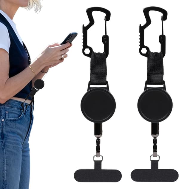2 Pieces - Phone Strap - Suitable - Winter Sports - Carrying Strap - Mobile Phone - with - Anti-Theft Strap - Adjustable - Phone - Security Strap