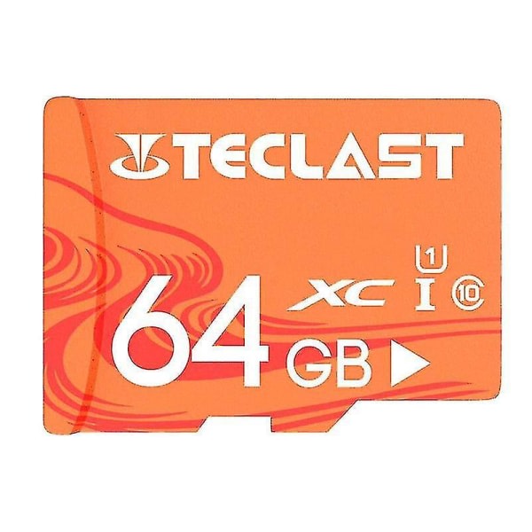 IC 64GB Klass 10 Höghastighets TF-minneskort med kortadapter