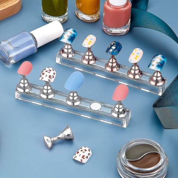 IC Nail Art Øvelser Nagelplade Støtter Negl Støtte Base