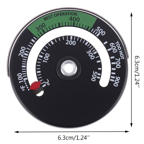 Magnetisk Peisovn Termometer Temperaturmåling