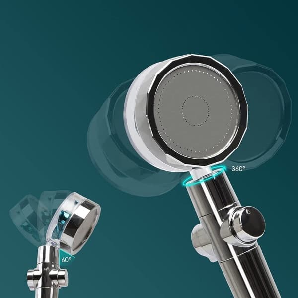 IC Hånddusj, Høytrykks Spiral Trestegs Filtersystem