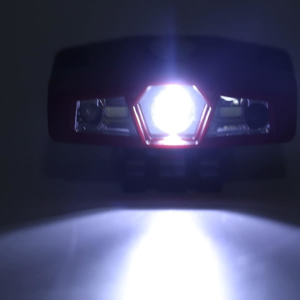 IC COB LED-strålkastare, multifunktionell, lång batteritid, dubbla lägen COB LED-strålkastare, hög ljusstyrka med rörelsesensor för nattfiske