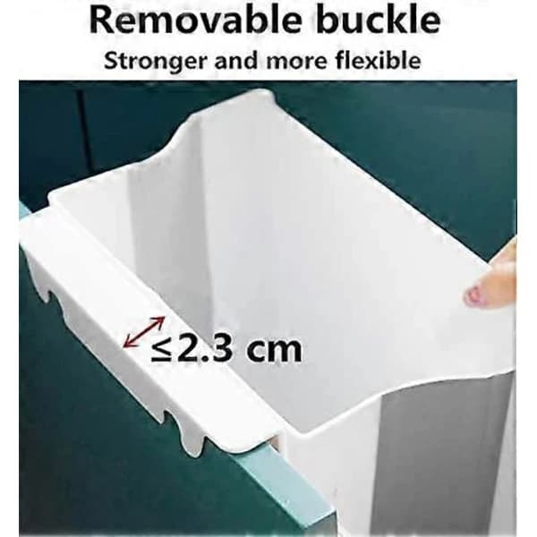 Foldable Kitchen Waste Bin Door Kitchen Wall Mounted Trash Can Kitchen Basket for Car Home Office, Only One