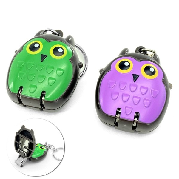 IC Owl Mini kynsienleikkaajat ruostumattomasta teräksestä Powder Die Blue